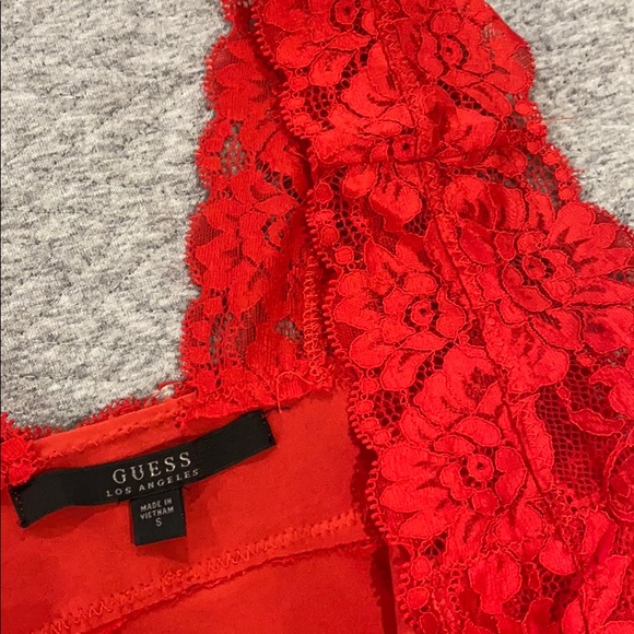 Sexy red lace dress - Picture 3 of 3